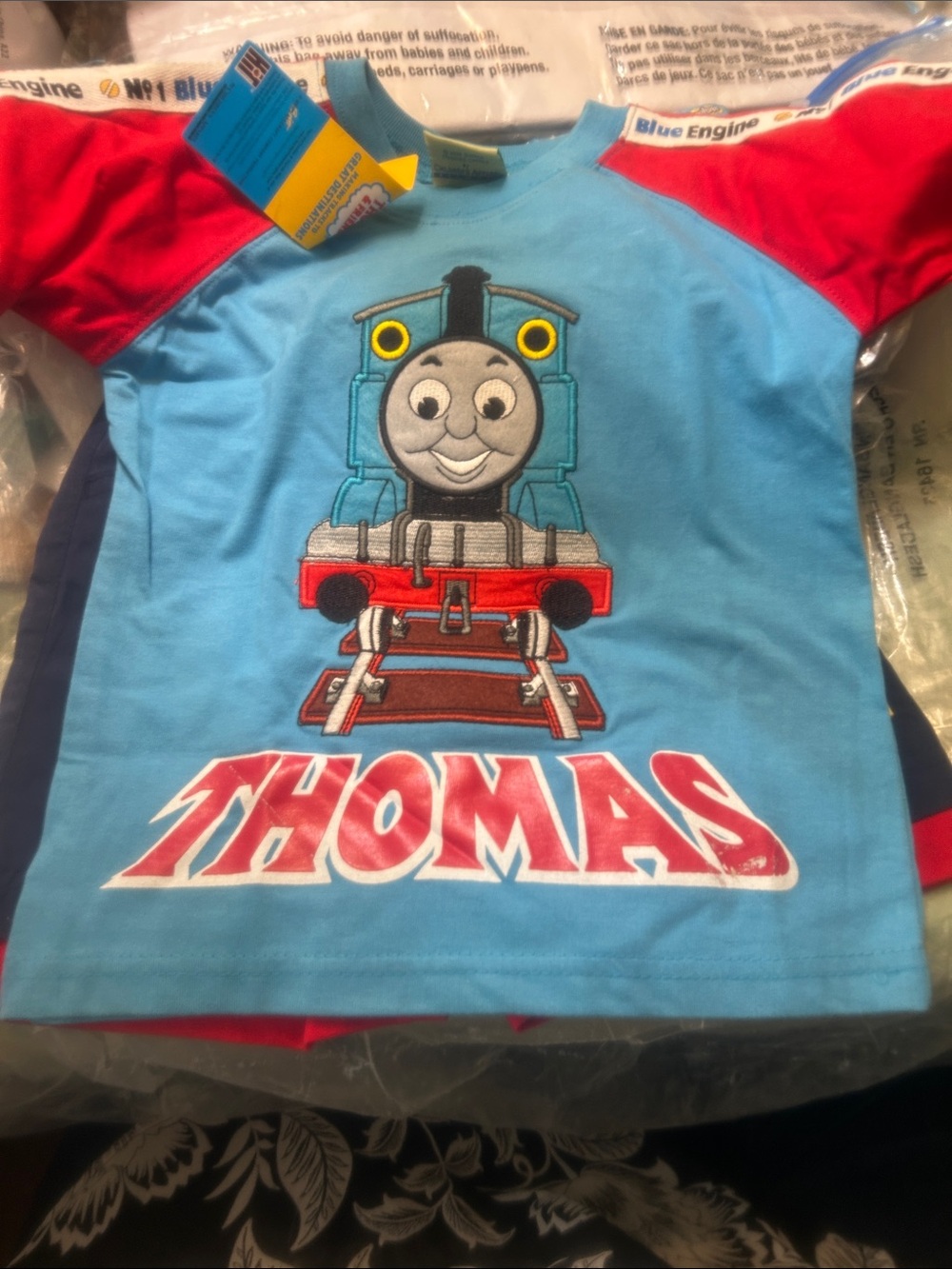 NWT Sz 4t Thomas the tank engine  short set DAMAGE